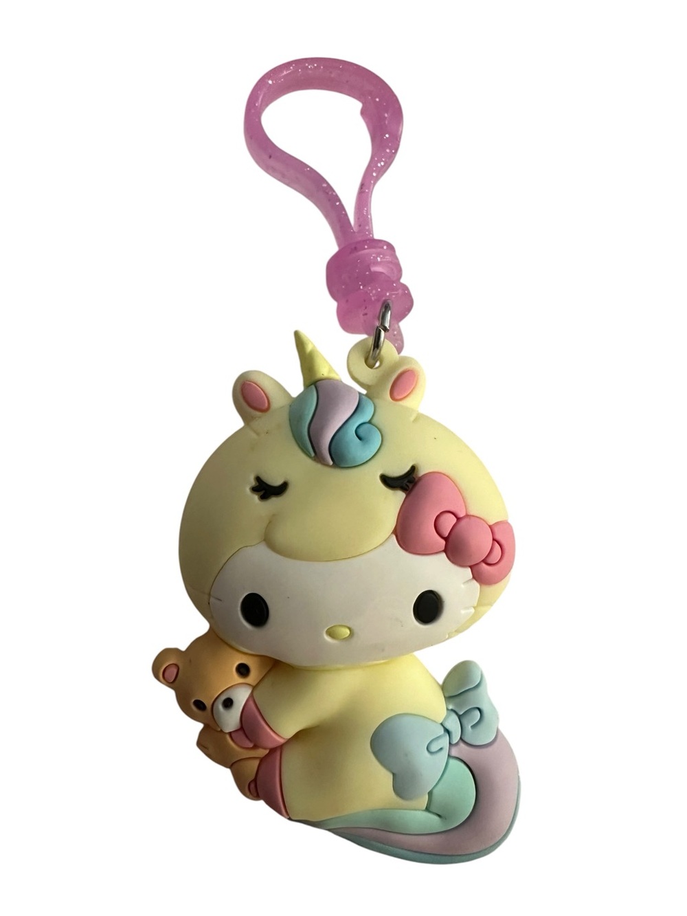 Official Sanrio Hello Kitty in Unicorn Outfit Backpack Clip from Blind Bag